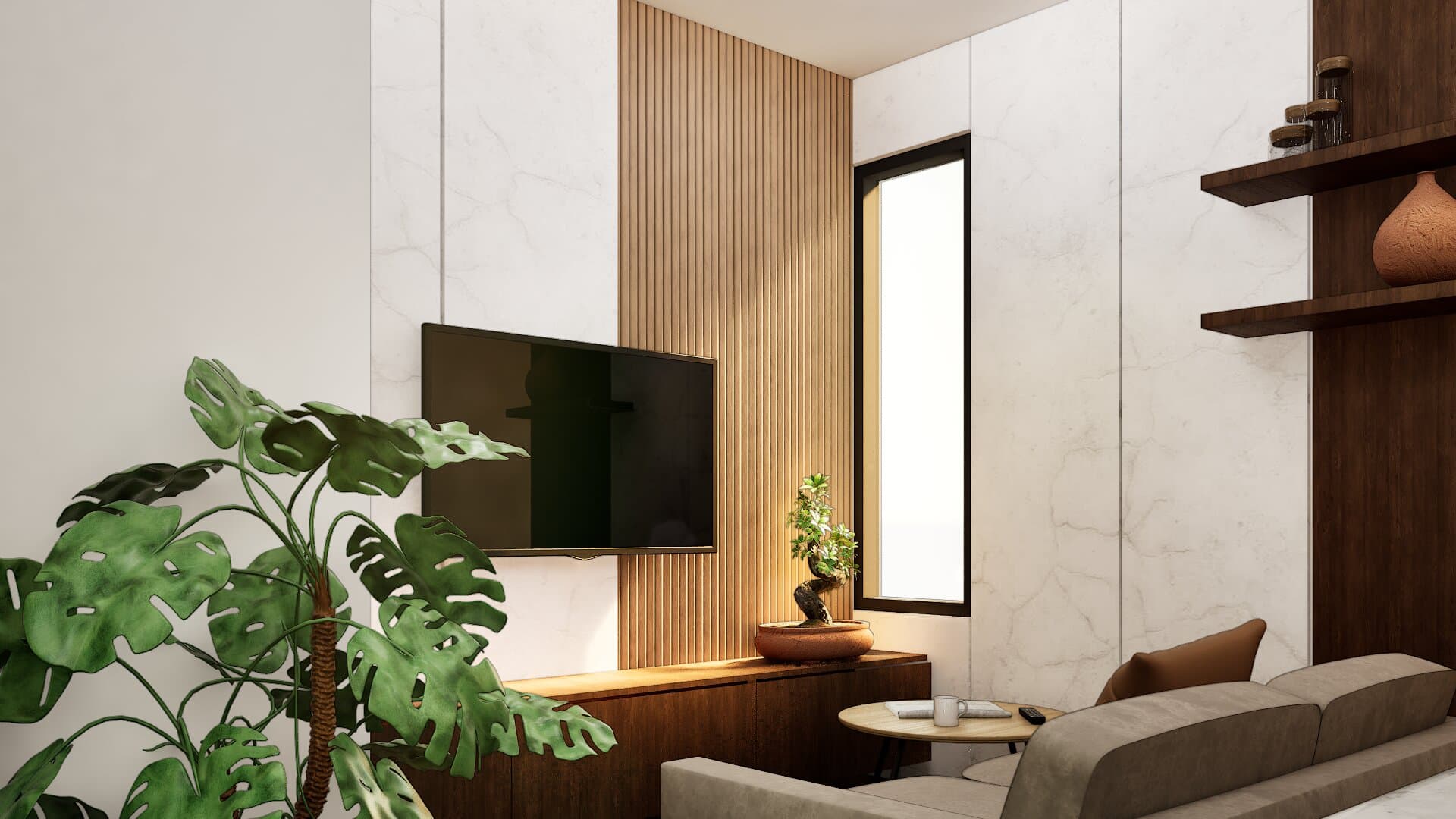 Completed residence designed by Noma Origins Studio